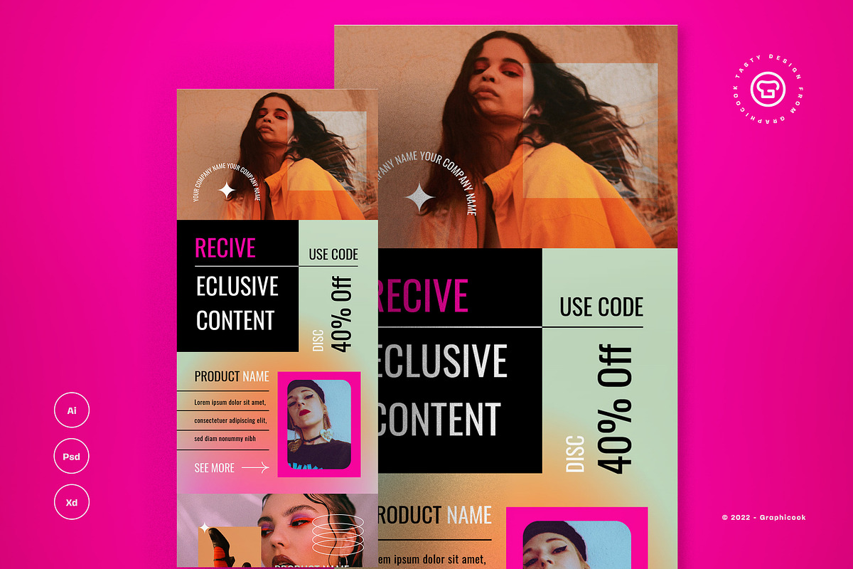 Aesthetic Email Newsletter, an Email Template by graphicook (Photo 1 of 3)