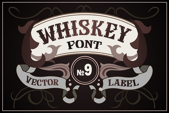 Whiskey font preview 4