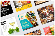 48 Instagram Food Banners, a Social Media Template by Studio Siv (Thumbnail 6 of 7)