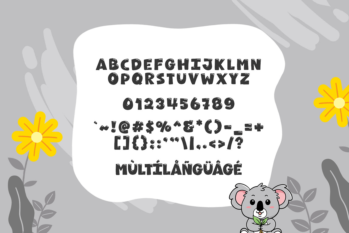 Howdy Koala, a Font by khurasan (Photo 4 of 4)