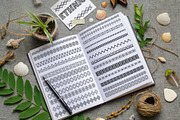 110 Ethnic Pattern Brushes, a Brush Add-On by Elinorka (Thumbnail 6 of 10)