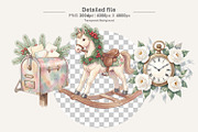 Victorian Christmas Sublimation, a Decorative Illustration by Artnoy (Thumbnail 3 of 8)