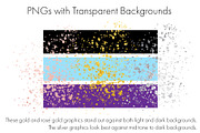 Metallic Paint Splatters Bundle, an Object Graphic by The Digital Download Shop (Thumbnail 3 of 7)