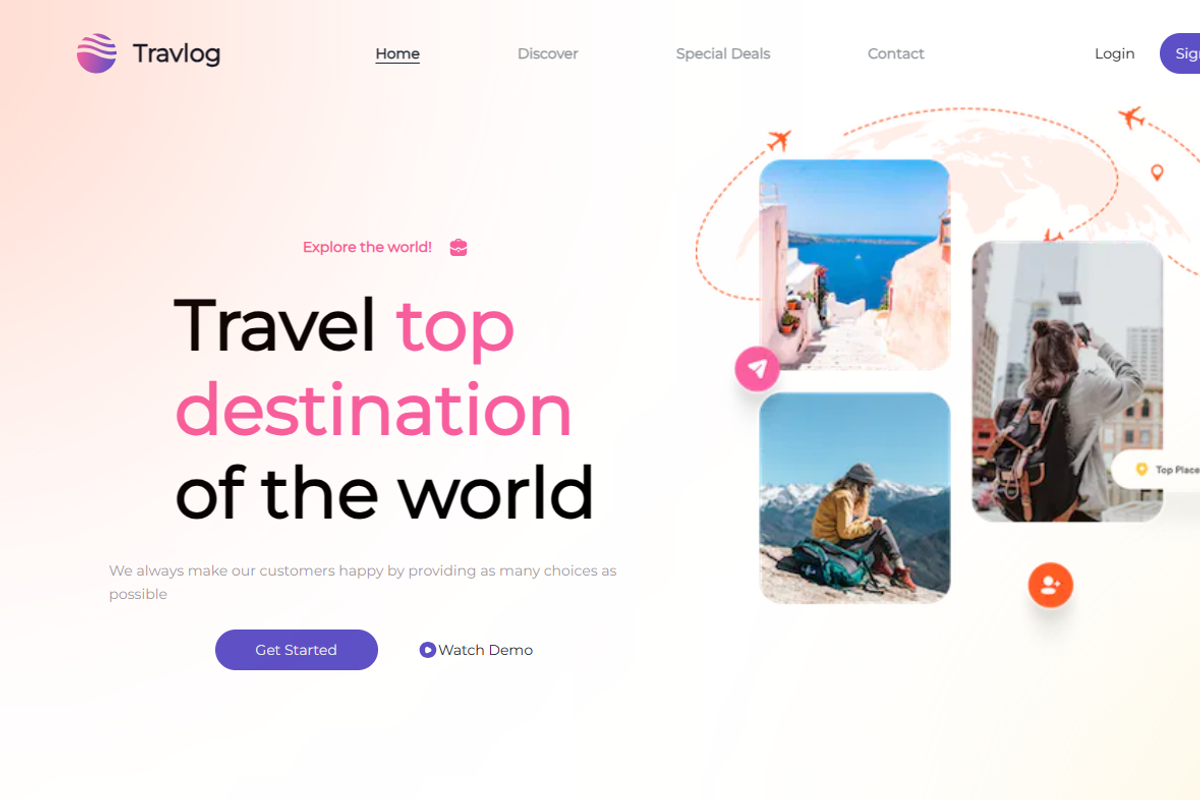 Next.js & Tailwind CSS Landing Page, a Landing Page Template by WebMasteryStudio (Photo 3 of 6)
