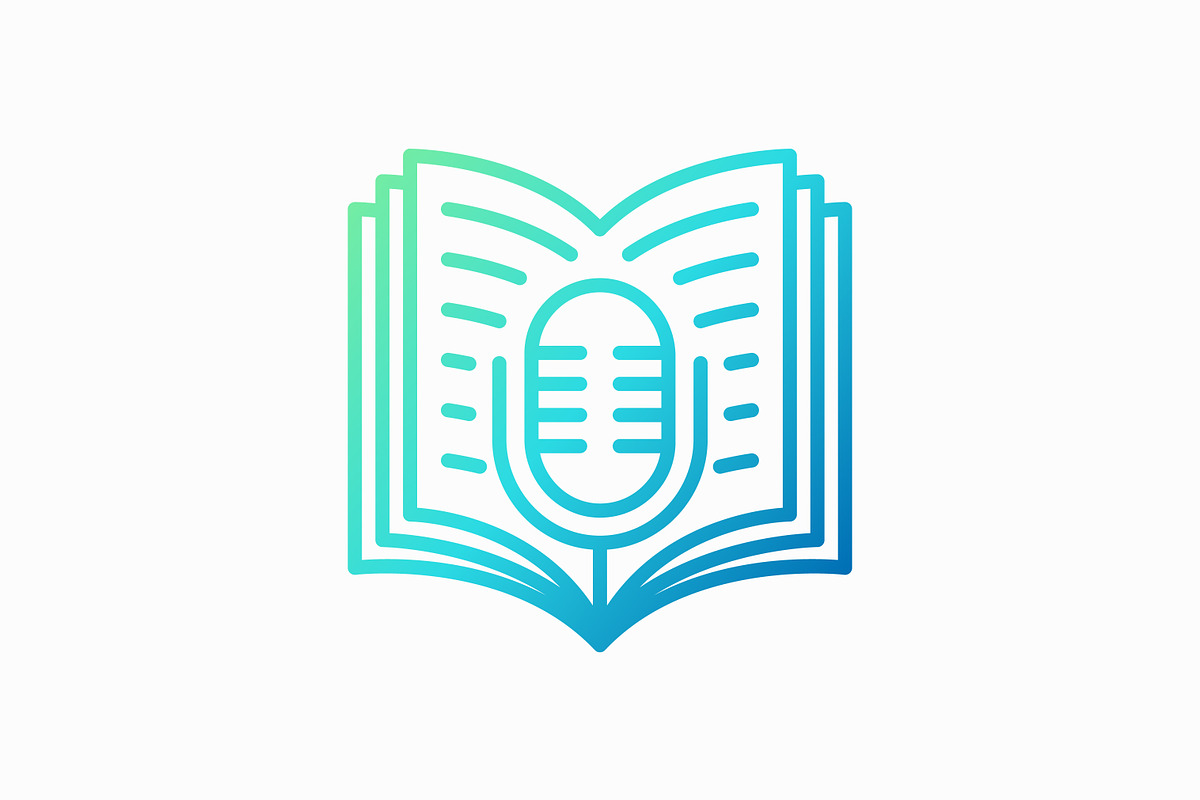 Audio Education Logo Book Microphone, a Branding & Logo Template by Signatoro (Photo 2 of 2)