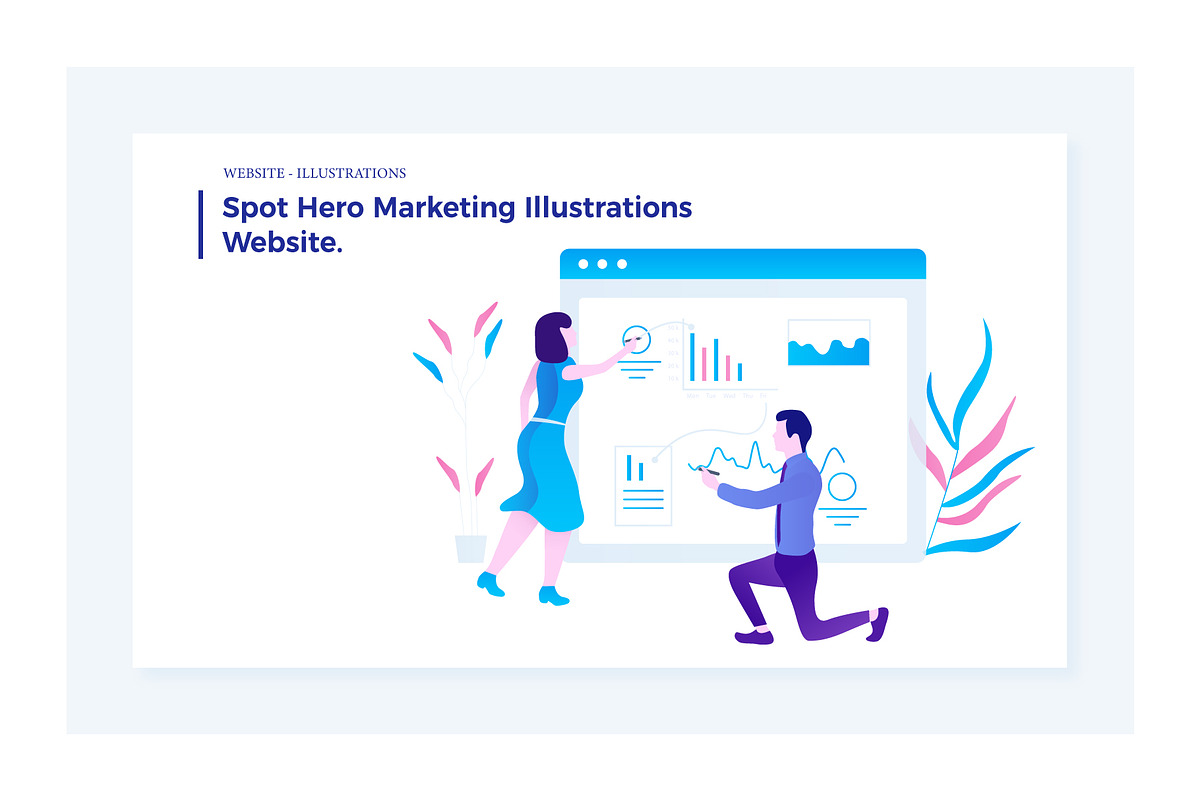 Marketing & Courses Illustrations, an Illustration by marwa_elgendy (Photo 19 of 27)