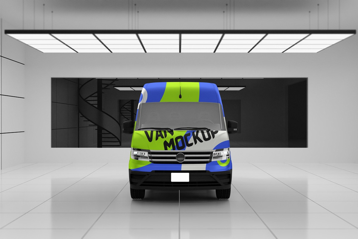 High Quality Van Mockup, a Product Mockup by Momogi (Photo 4 of 4)