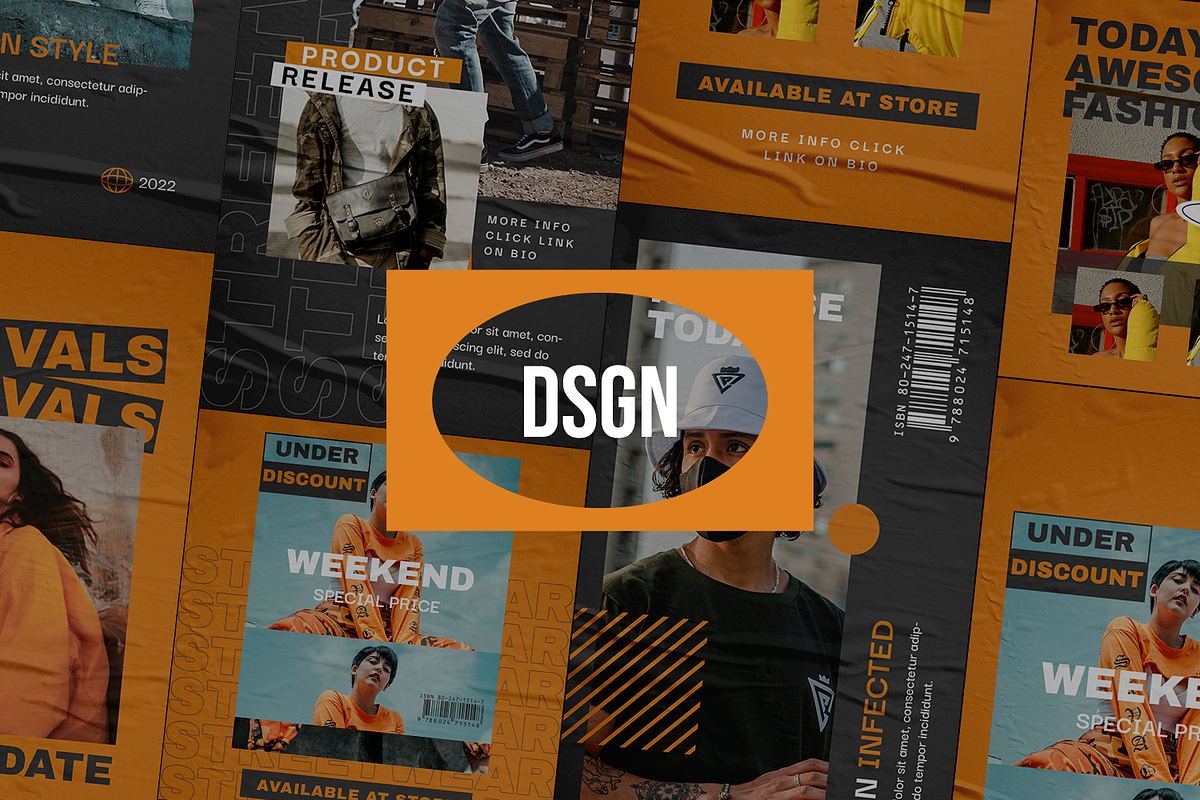 Fected Urban Instagram Template, a Social Media Template by Creatchees.std (Photo 3 of 5)
