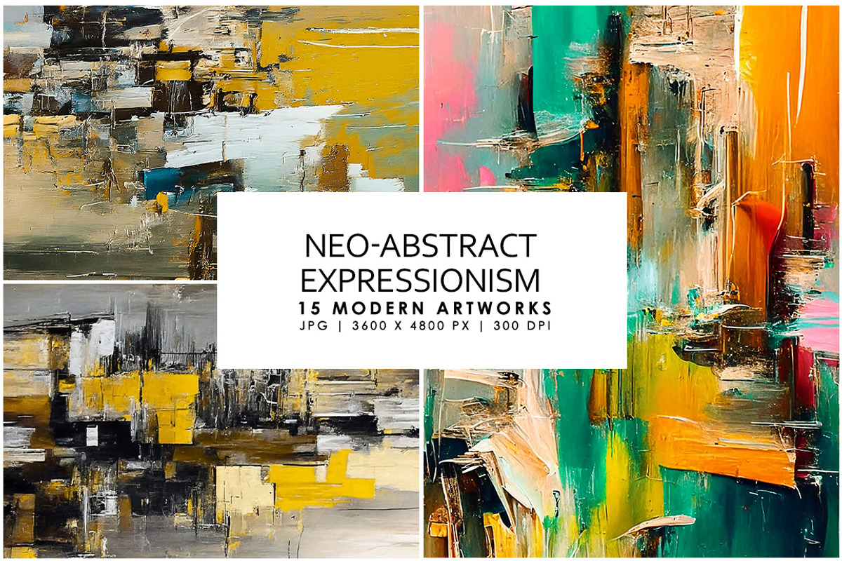 Neo-Abstract Expressionism, a Texture Illustration by Digital Art Creations (Photo 6 of 9)