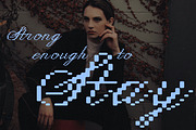 Faint Era Pixel Calligraphic Script, a Script Font by Struvictory.art (Thumbnail 9 of 9)