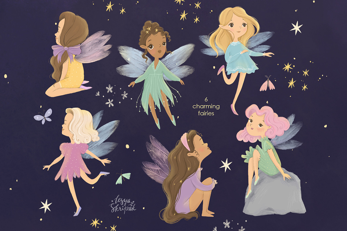 Magic forest and fairies, an Animal Illustration by Lesya Skripak (Photo 2 of 9)