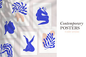Abstract contemporary posters