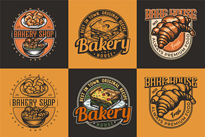 Food logo for restaurant of labels, a Branding & Logo Template by Billah Hub