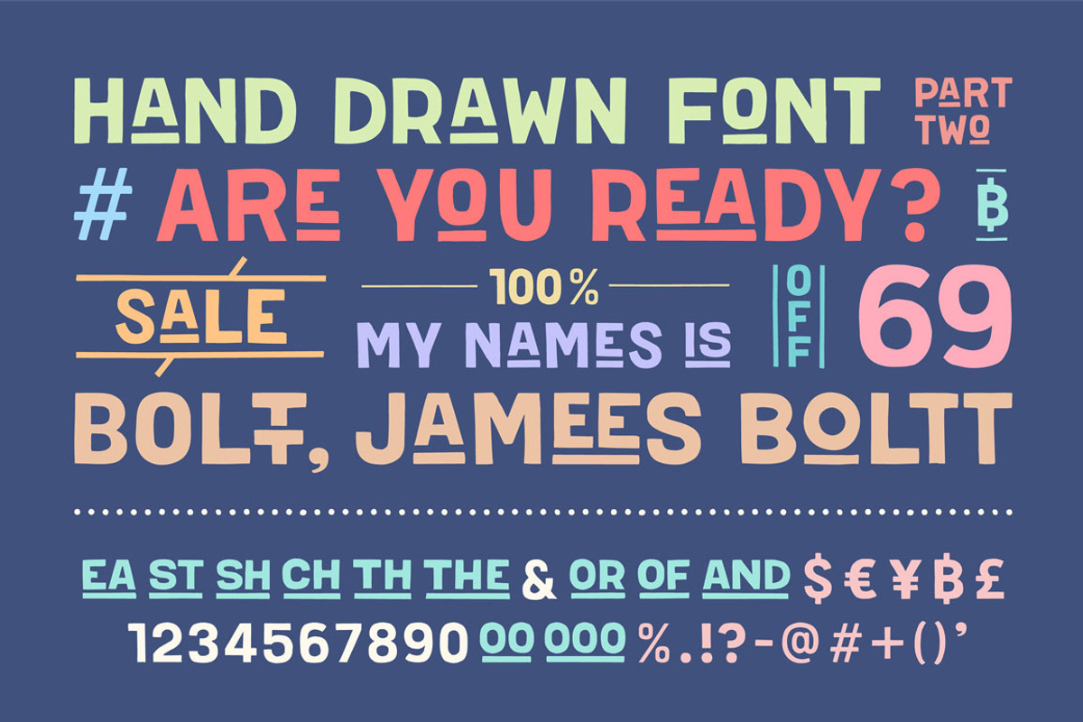 Alphabet, letter set, hand drawn, an Illustration by Foxys Graphic (Photo 2 of 2)