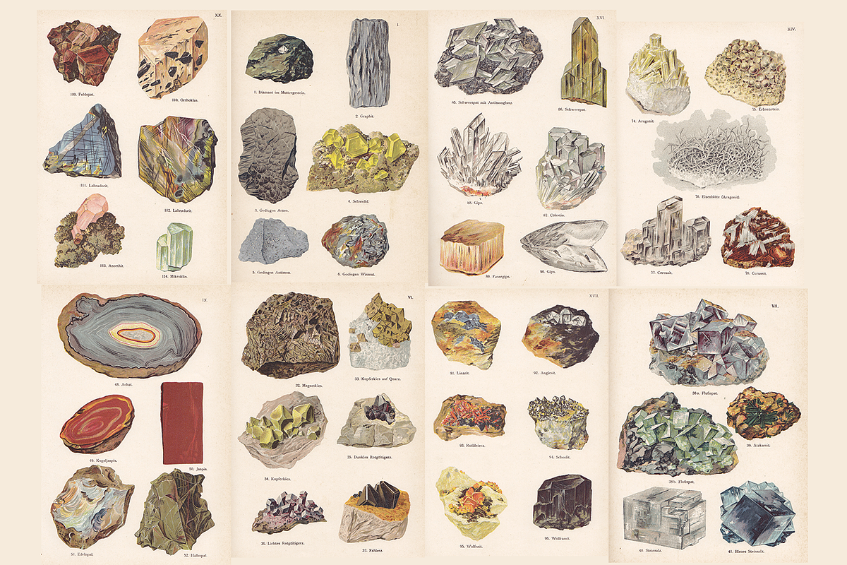 The Mineral Kingdom-Vintage Posters, an Illustration by
