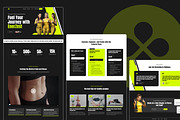 EnerZest - Fitness Website Template, a Landing Page Template by EGO Creative Innovations (Thumbnail 2 of 5)