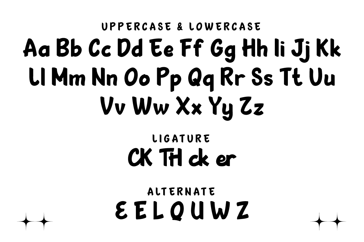 AFJUCK | Handwriting Display, a Sans Serif Font by twinstd (Photo 8 of 11)