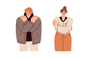 People hug themselves. Self love set, a Person Illustration by Good Studio (Thumbnail 3 of 7)