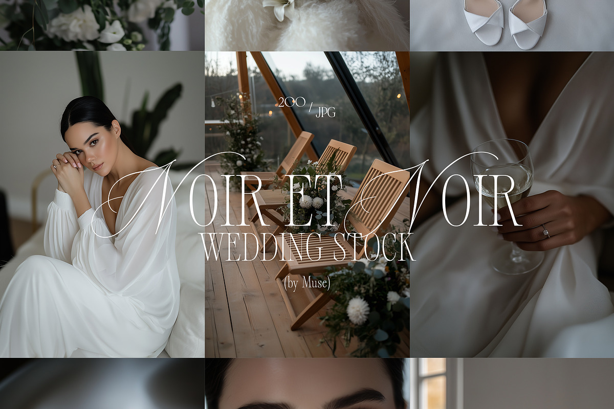 Noir Et Noir 200 Wedding Photos, a Beauty & Fashion Photo by Muse Mockups (Photo 21 of 30)