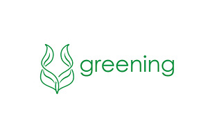 Minimalist Green Leaf Symbol, a Branding & Logo Template by Maylianaw28