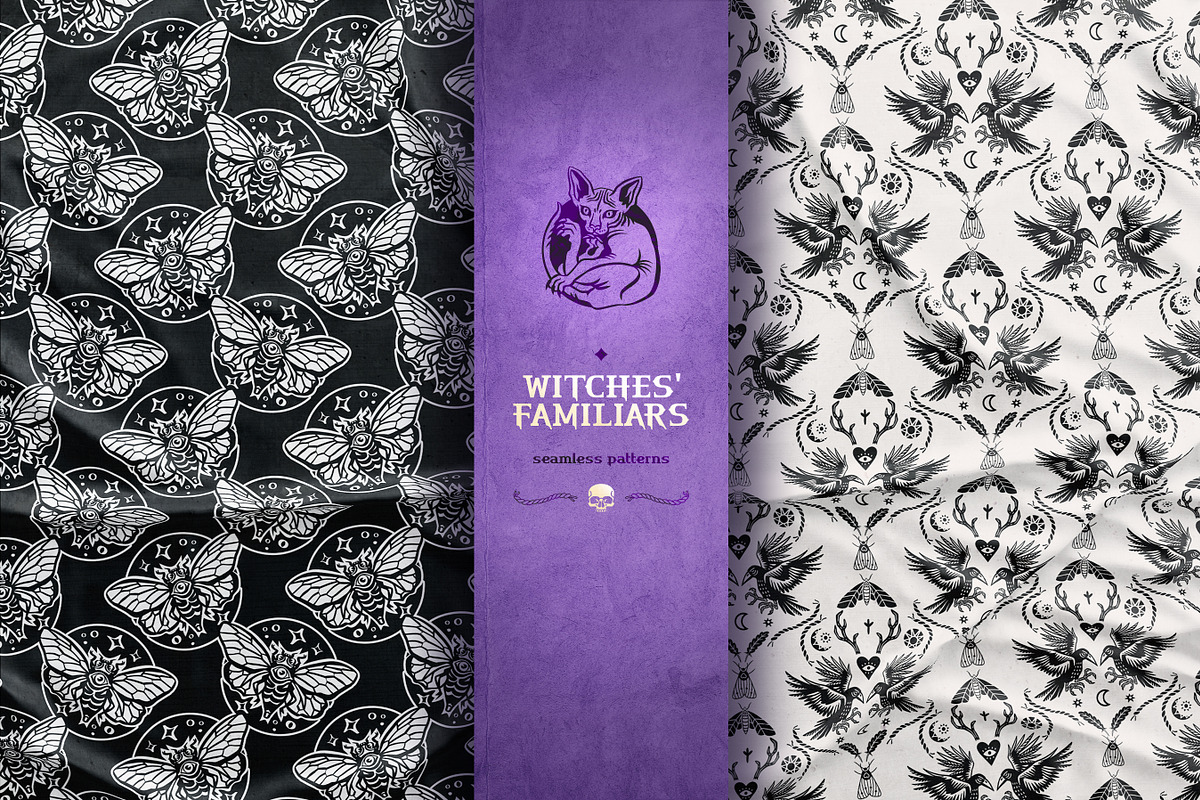 Witch's familiars. Magical Pets, an Animal Illustration by OlgaSoi007 (Photo 7 of 10)