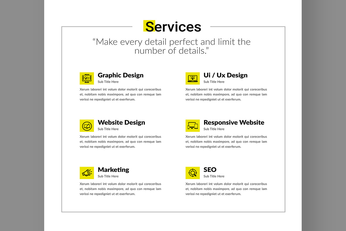Business Agency Landing Page, an UI Kit Template by CreativeShaper (Photo 4 of 6)