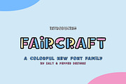 Faircraft Font Family, a Font by Salt & Pepper Designs (Thumbnail 1 of 8)