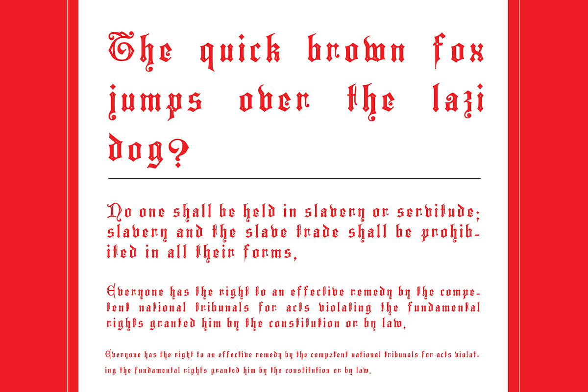 Kuchii Society Letter, a Blackletter Font by cromatixclassroom (Photo 6 of 6)