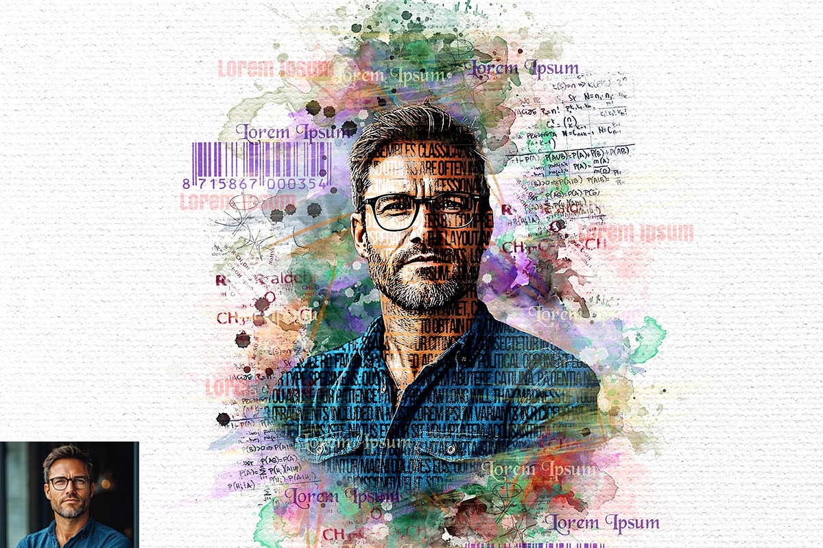 Watercolor Typography FX, an Action Add-On by Studio Retouch (Photo 13 of 13)