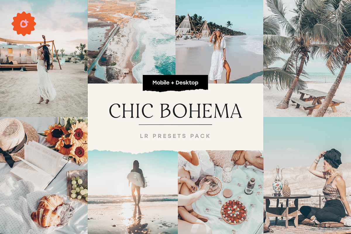Bohemian Lightroom Presets Pack, a Preset Add-On by SHOOM HOUSE (Photo 1 of 9)