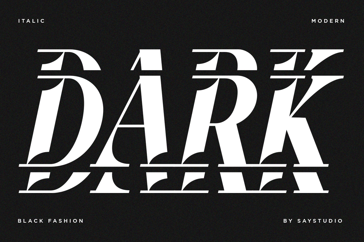 Dinamika - Modern Display Font, a Serif Font by Say Studio (Photo 2 of 10)