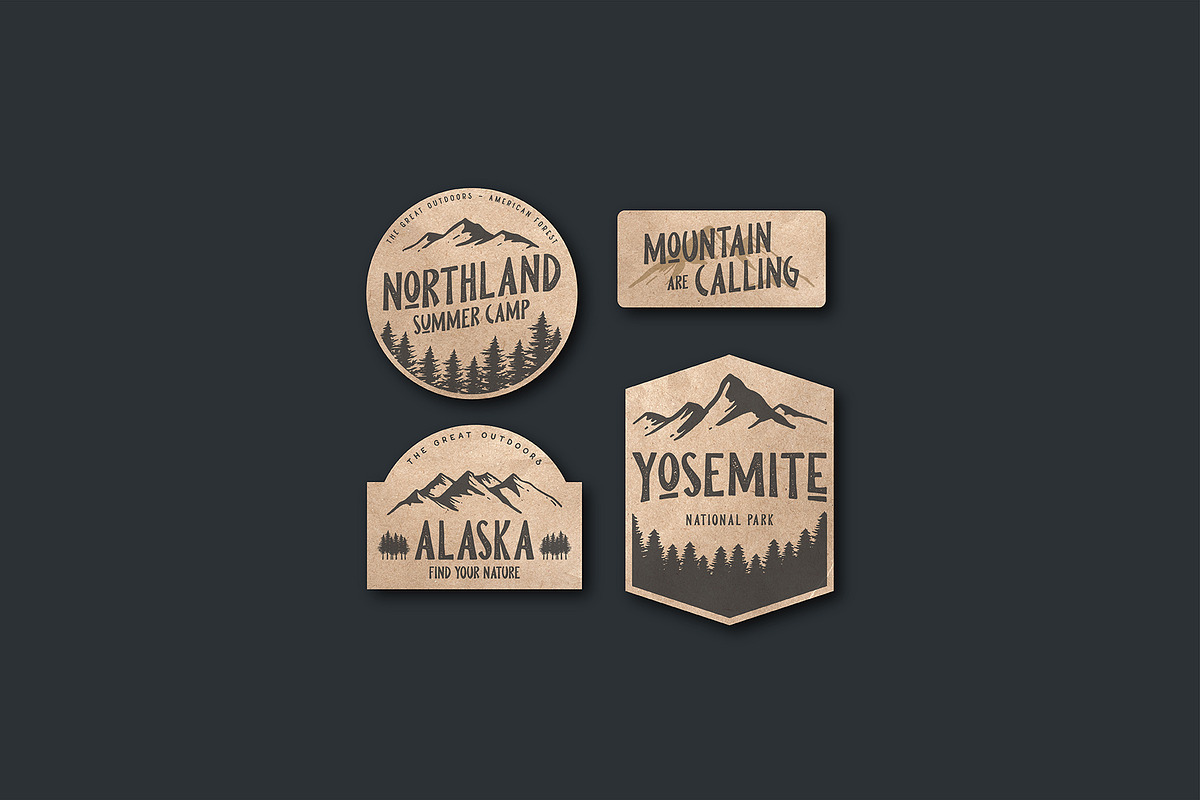 Pine Forest - Outdoor Typeface preview 4