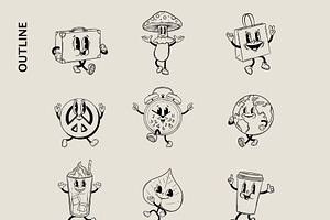 Retro Characters Collection