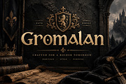 Gromalan — Gothic Blackletter Font, a Blackletter Font by Wow Magic (Thumbnail 1 of 5)