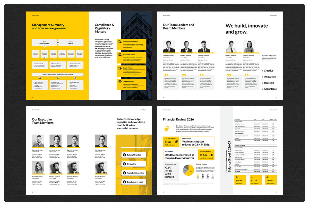 Annual Report, a Brochure Template by StudioGraficso (Photo 10 of 12)