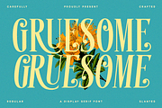 Gruesome - Display Serif Font, a Serif Font by Letterhend Studio (Thumbnail 1 of 11)