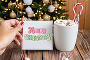 Merry Christmas Font, a Handwritten Font by Babymimiart (Thumbnail 4 of 10)