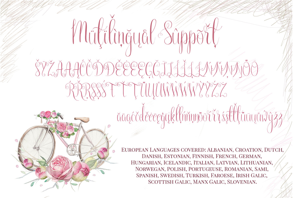 Paris in the Springtime font preview 4