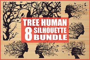 Nature Face Vector Collection Bundle, an Illustration by Designer_Momina
