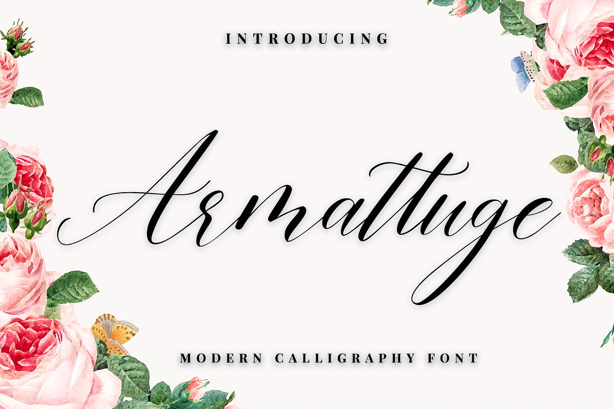 Armattuge - Script font