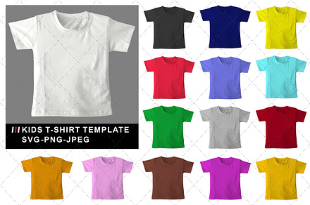 Kids T shirt Mockup / Template PNG