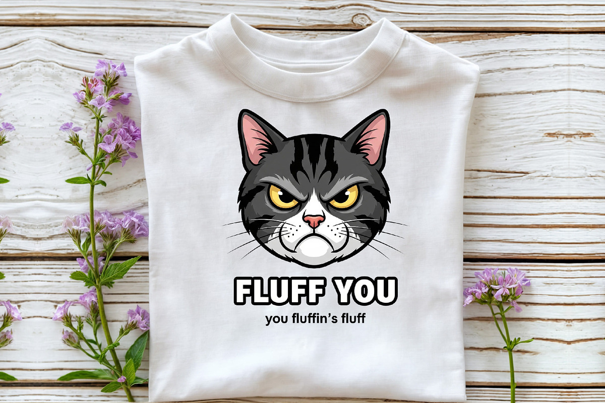Fluff You You Fluffin's Fluff Funny, an Illustration by DreamCafeArt (Photo 2 of 6)