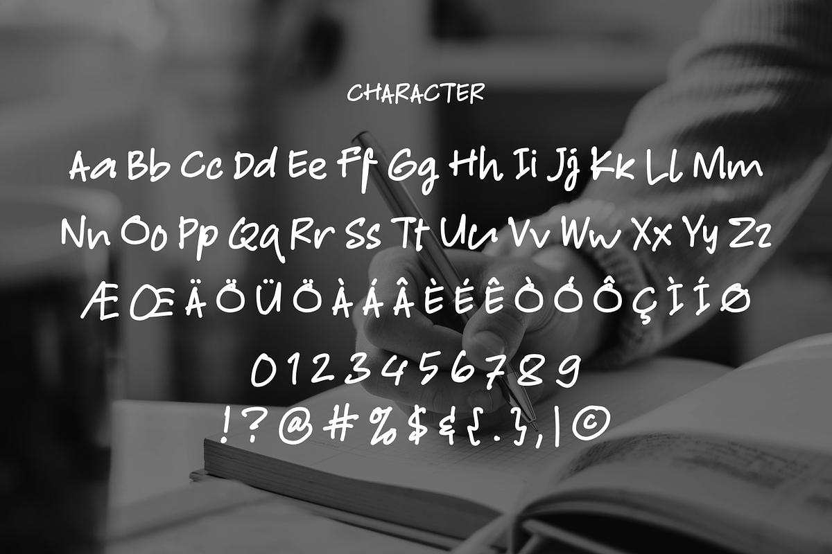 Musk Mellow - Handwritten Font, a Handwritten Font by Typology (Photo 3 of 6)