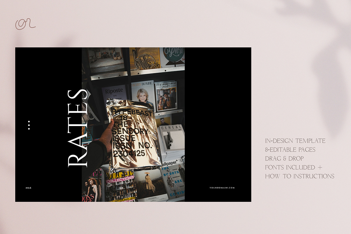 Influencer Media Kit Template (8pgs), a Marketing Template by Signture Muse Design (Photo 3 of 8)