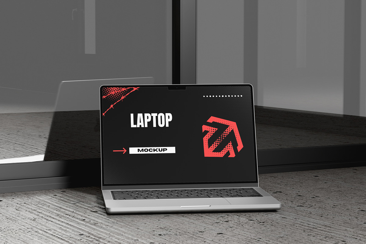 LAPTOP MOCKUP, an Advertising Mockup by safrizalstudio (Photo 1 of 4)
