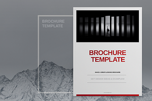 Red Company Brochure Template