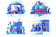 Company website vector Illustrations, a Work Illustration by Grivina's shop (Thumbnail 6 of 25)