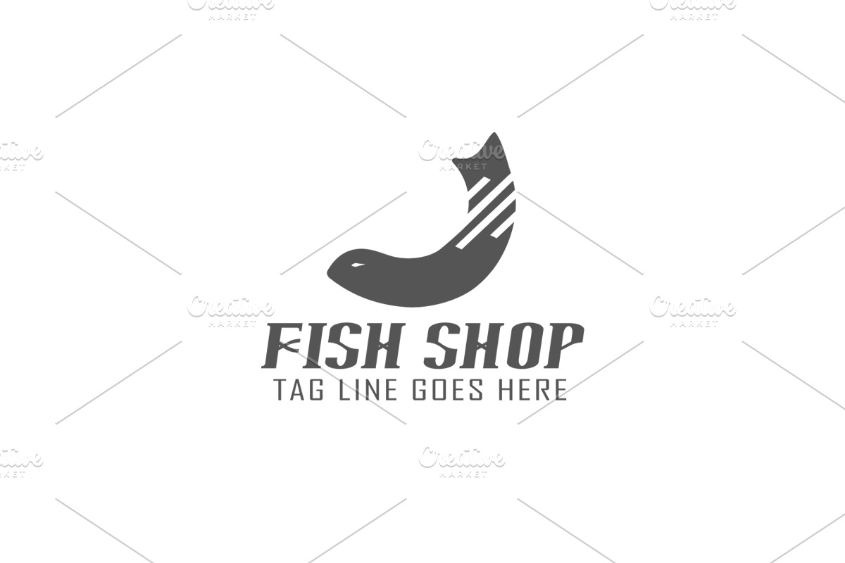 Fish Shop Logo, a Branding & Logo Template by Techno Digitz (Photo 3 of 3)