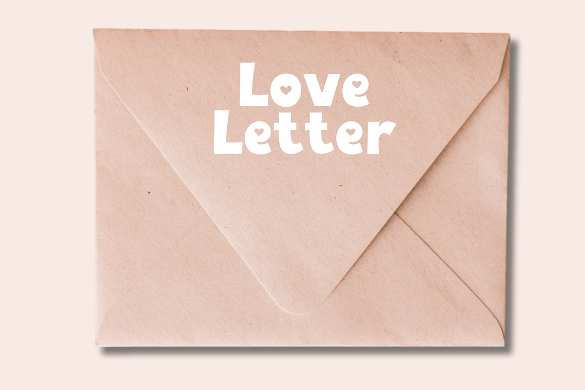 Silly Love Cute Heart Font, a Sans Serif Font by Sofia Skoog (Photo 7 of 11)