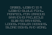 Gacket Techno - Futuristic Font, a Sans Serif Font by Iqsiart Studio (Thumbnail 5 of 7)